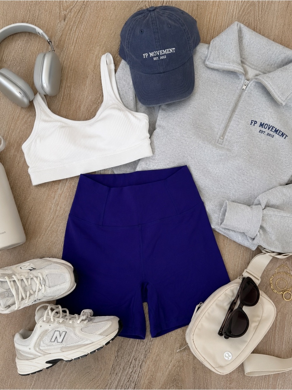 FP Movement by Free People Never Better High-Waist Purple Women’s Shorts